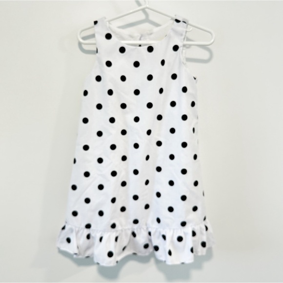 ZARA Girls Polka Dot Open Back Dress - Picture 8 of 10